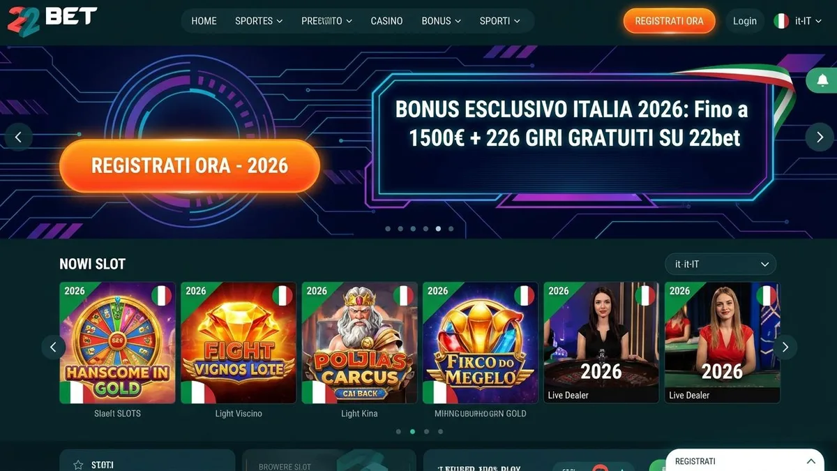 Registrazione con bonus